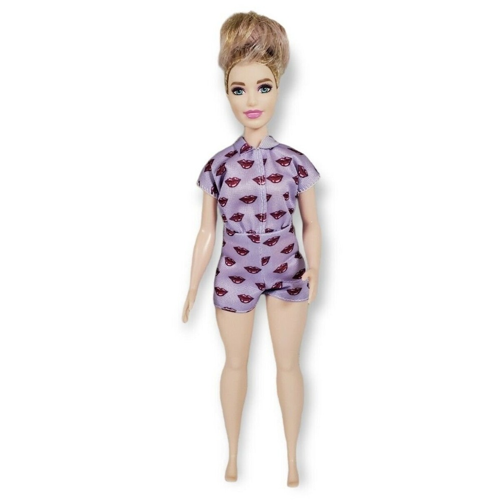 Barbie Curvy Doll Barbie replacement doll head OOAK Thick Body Blonde Clothes